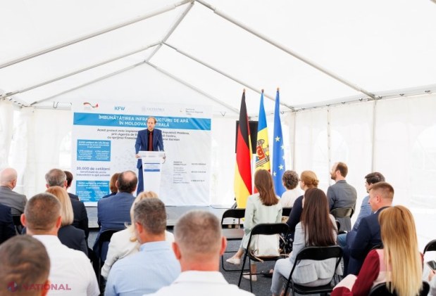 Maia Sandu marchează startul lucrărilor la apeductul vital Chișinău - Strășeni - Călărași, susținut de Germania