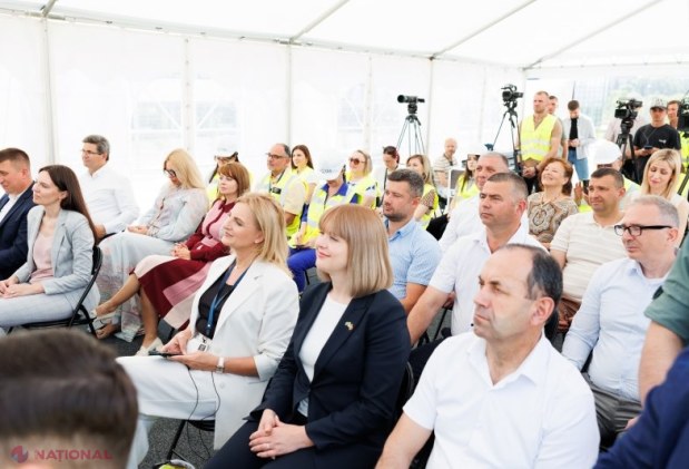 Maia Sandu marchează startul lucrărilor la apeductul vital Chișinău - Strășeni - Călărași, susținut de Germania