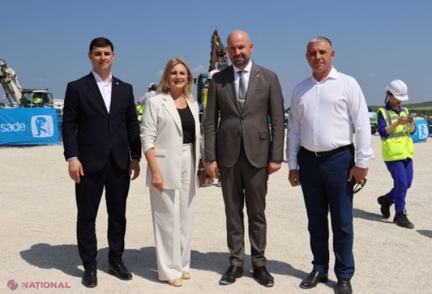 Început promițător: Lansarea lucrărilor pentru marele apeduct Chișinău–Strășeni–Călărași, esențial pentru alimentarea cu apă din Moldova Centrală