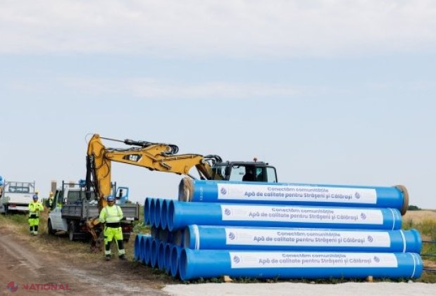 Început promițător: Lansarea lucrărilor pentru marele apeduct Chișinău–Strășeni–Călărași, esențial pentru alimentarea cu apă din Moldova Centrală