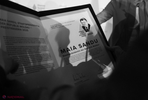 Maia Sandu onorată cu Premiul Franz Josef Strauss: Acord strategic cu Bavaria pentru întărirea cooperării economice și educaționale