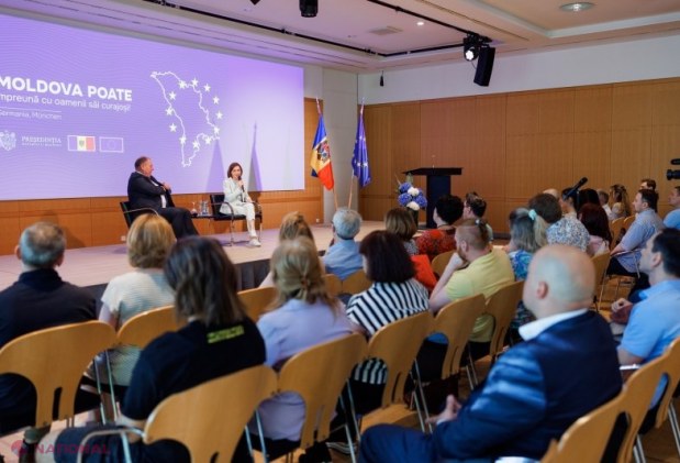 Maia Sandu își reafirmă susținerea pentru diaspora moldovenească în vizitele din Germania: Frankfurt, München și Stuttgart