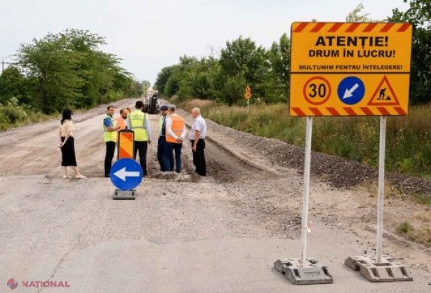 Vicepremierul Vladimir Bolea monitorizează lucrările de modernizare a drumului strategic G39 Unchitești–Țipordei–R19