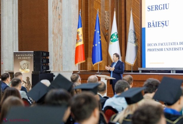Maia Sandu îi încurajează pe absolvenții de Drept să sprijine o justiție ce protejează drepturile omului și viitorul european al țării