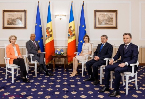 Summit istoric Moldova-UE la Chișinău: Maia Sandu anunță debutul integrării europene cu sprijin financiar substanțial