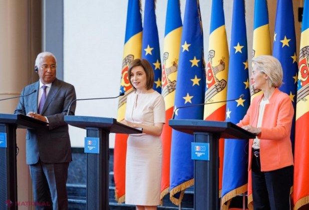 Summit istoric Moldova-UE la Chișinău: Maia Sandu anunță debutul integrării europene cu sprijin financiar substanțial
