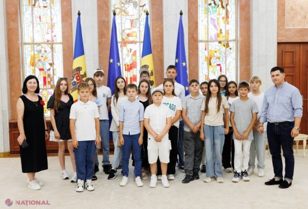 Elevi moldoveni și profesori britanici, vizită deosebită la Președinția Republicii Moldova în cadrul programului 