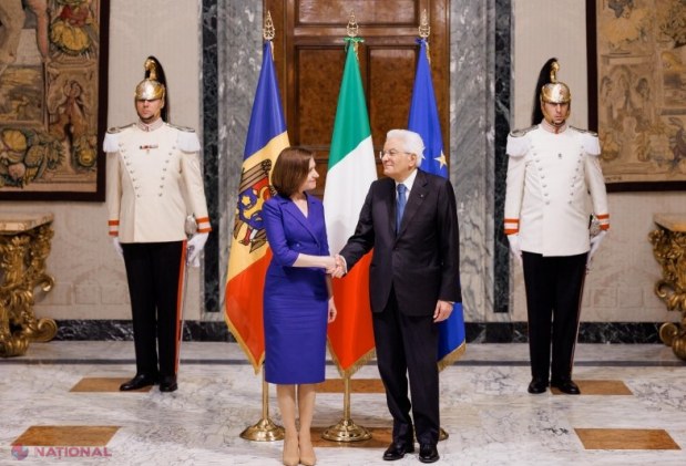 Maia Sandu, discuții importante la Roma cu președintele Italiei: sprijin consolidat pentru parcursul european al Moldovei și noi acorduri bilaterale aprobate