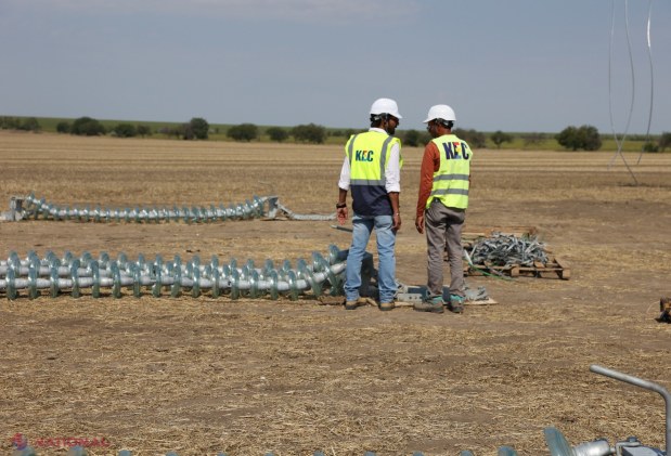 Lucrările la linia electrică Vulcănești–Chișinău ating pragul de 76% și continuă să avanseze