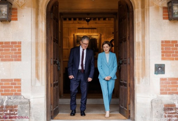 Maia Sandu discută soluții pentru dezvoltarea economică și cooperarea bilaterală cu prim-ministrul Keir Starmer în Regatul Unit