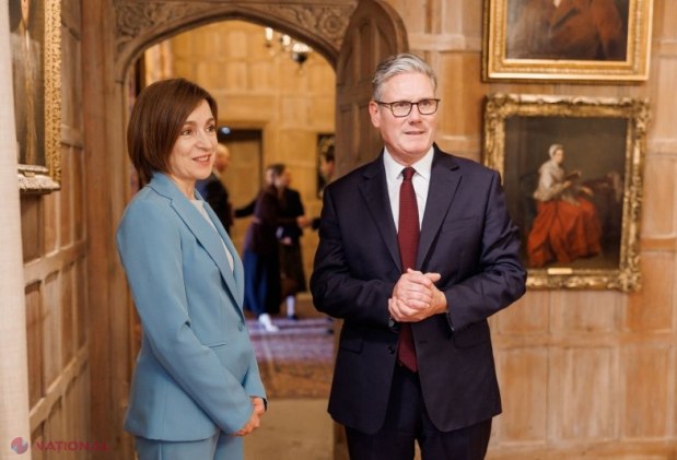 Maia Sandu discută soluții pentru dezvoltarea economică și cooperarea bilaterală cu prim-ministrul Keir Starmer în Regatul Unit