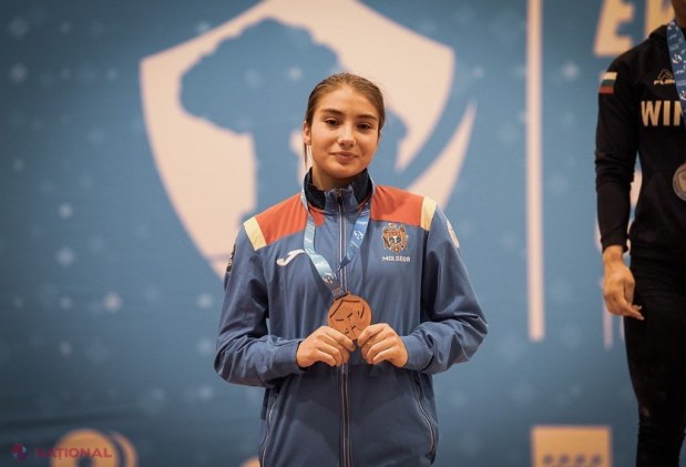 Halterofilii moldoveni strălucesc la Campionatul European U15 și U17 din Madrid