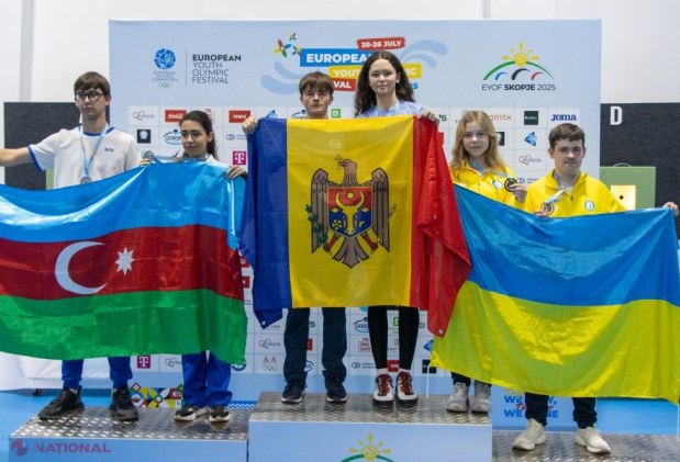 Moldova strălucește la Skopje: Trei medalii pentru tinerii sportivi la Festivalul Olimpic European 2025
