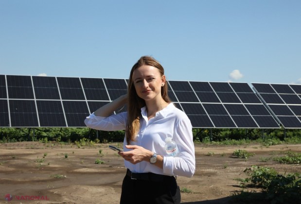Secretara de Stat Carolina Novac vizitează impresionantul Parc Fotovoltaic de la Negureni, raionul Telenești