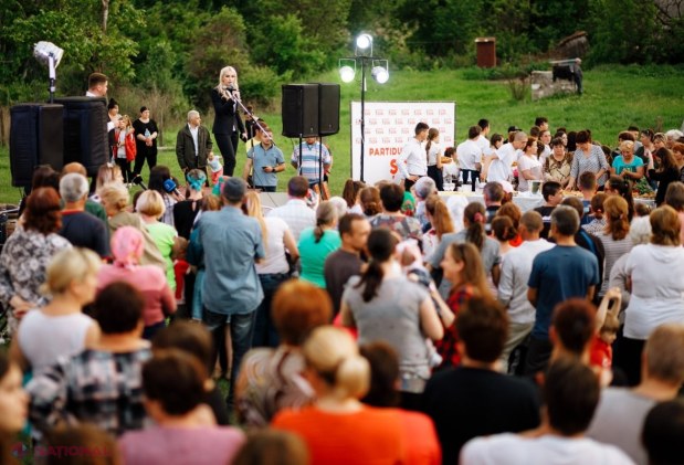 FOTO // Partidul „ȘOR” a dat în exploatare iluminatul stradal într-o altă localitate din circumscripțiile unde candidații formațiunii au câștigat la parlamentare