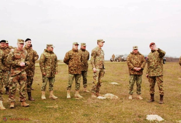  FOTO // Militarii Armatei Naționale, trageri de luptă din mai multe categorii de armament, alături de colegii lor din România și SUA în cadrul unui exercițiu multinațional desfășurat peste Prut