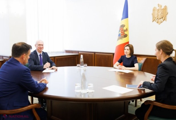 Maia Sandu întărește parteneriatul cu Statele Unite în întâlnirea cu noul însărcinat cu afaceri ad interim, Nick Pietrowicz