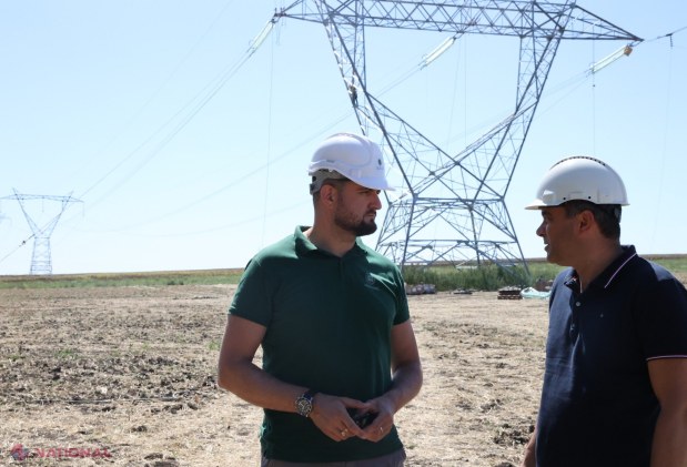 Avans important la linia de interconexiune Vulcănești–Chișinău: peste 22% din conductoare întinse și 93% din fundații finalizate