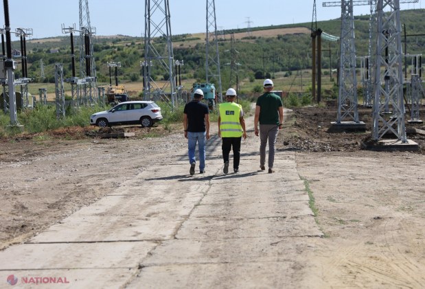 Avans important la linia de interconexiune Vulcănești–Chișinău: peste 22% din conductoare întinse și 93% din fundații finalizate