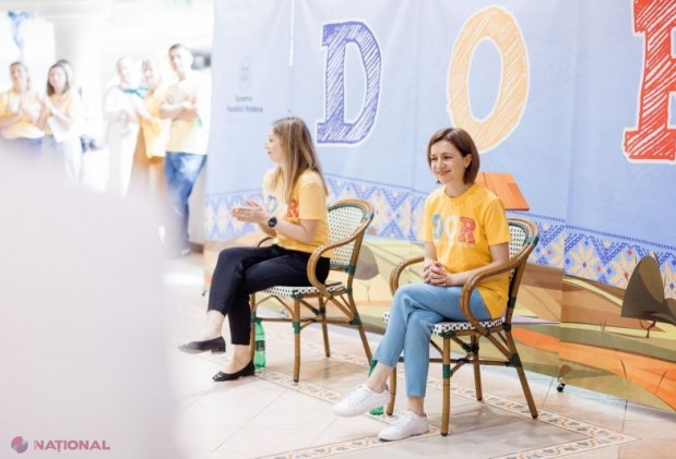 Maia Sandu a întâlnit tinerii din diaspora la tabăra DOR pentru a celebra legătura cu Moldova