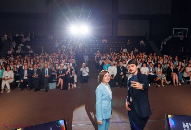 Maia Sandu la Moldova Youth Forum 2025: Tinerii, esențiali pentru viitorul Republicii Moldova și integrarea în UE