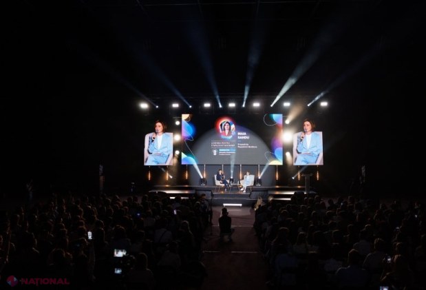 Maia Sandu la Moldova Youth Forum 2025: Tinerii, esențiali pentru viitorul Republicii Moldova și integrarea în UE