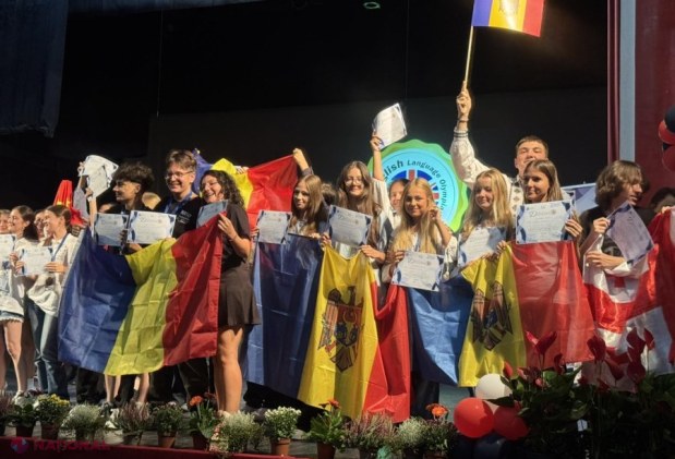 Republica Moldova obține patru mențiuni de onoare la Olimpiada Internațională de Limba Engleză din Deva
