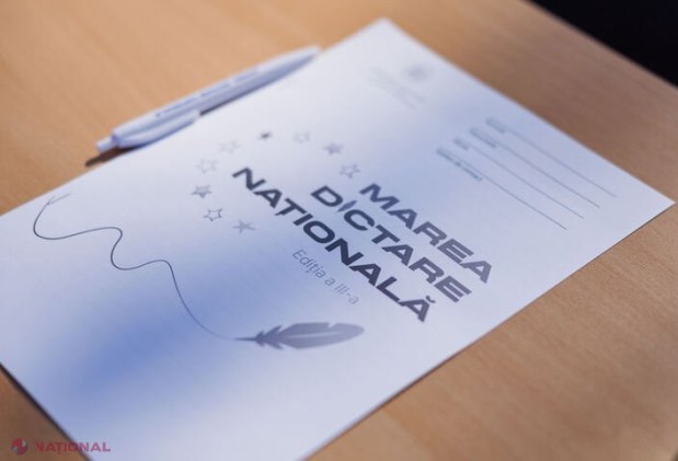 Maia Sandu și Nicușor Dan, uniți de limba română la Marea Dictare Națională de la Chișinău