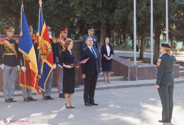 Maia Sandu subliniază importanța unei armate moderne pentru protejarea păcii de Ziua Armatei Naționale