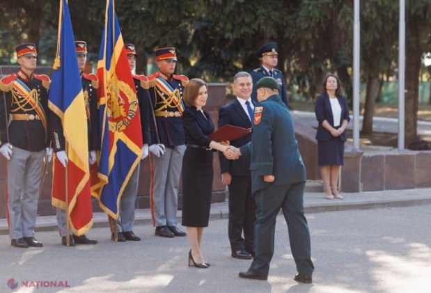 Maia Sandu subliniază importanța unei armate moderne pentru protejarea păcii de Ziua Armatei Naționale
