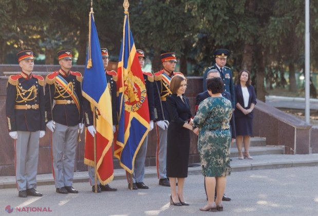 Maia Sandu subliniază importanța unei armate moderne pentru protejarea păcii de Ziua Armatei Naționale