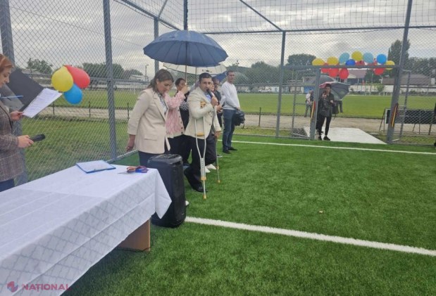 Nou teren de minifotbal inaugurat la Bălți, datorită investițiilor substanțiale ale Ministerului Educației și Cercetării