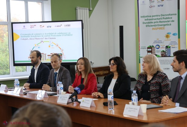 Colegiul „Alexei Mateevici” din Chișinău intră în reabilitare energetică prin proiectul INSPIREE, sprijinit de parteneri europeni