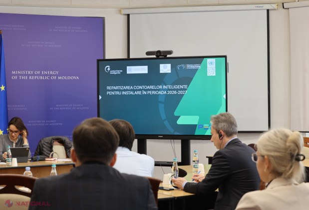 Ministerul Energiei și PNUD Moldova organizează reuniune pentru monitorizarea programului de contoare inteligente