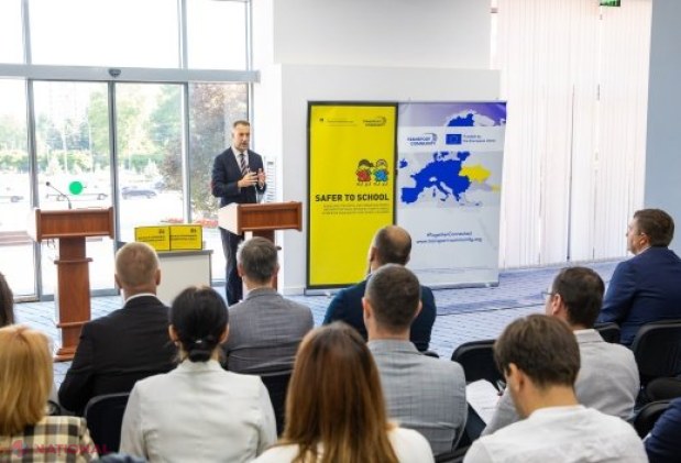 Moldova îmbunătățește siguranța rutieră lângă școli cu experiența Sloveniei