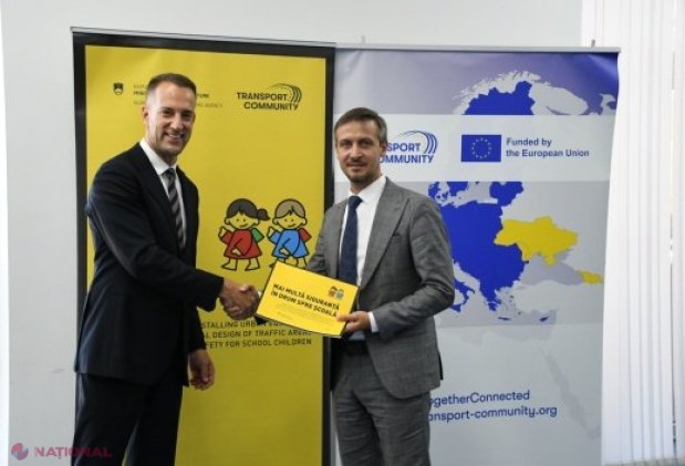 Moldova îmbunătățește siguranța rutieră lângă școli cu experiența Sloveniei