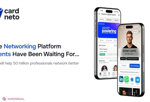 Startup-ul CardNeto promovează networking-ul digital: de la susținere locală la expansiune internațională cu sprijinul ODA