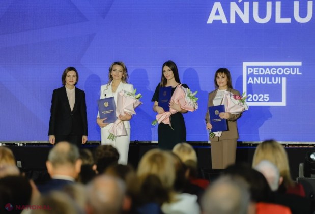 Ministerul Educației celebrează excelența: laureații concursului „Pedagogul anului 2025” recompensați pentru dedicație și profesionalism