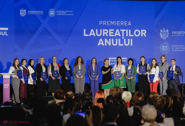 Ministerul Educației celebrează excelența: laureații concursului „Pedagogul anului 2025” recompensați pentru dedicație și profesionalism