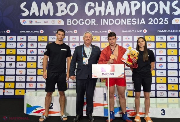 Stanislav Iuhnevici câștigă bronzul pentru Moldova la Mondialul de sambo din Indonezia