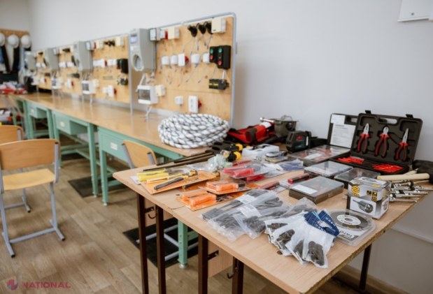 Școală profesională din Bălți inaugurează un atelier modern pentru viitorii electricieni și instalatori de fotovoltaice