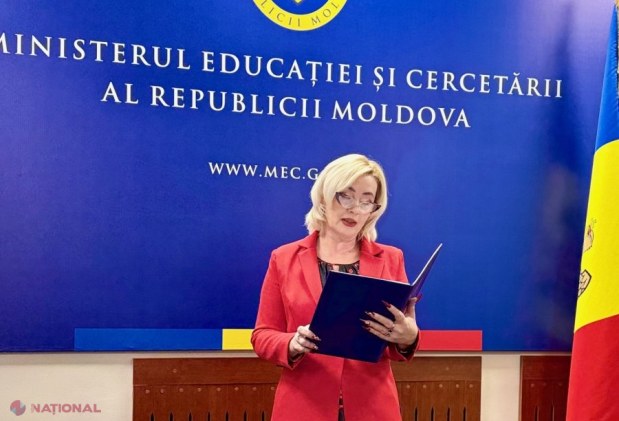 Noi funcționari publici din Ministerul Educației și Cercetării au depus jurământul de credință în prezența Galinei Rusu