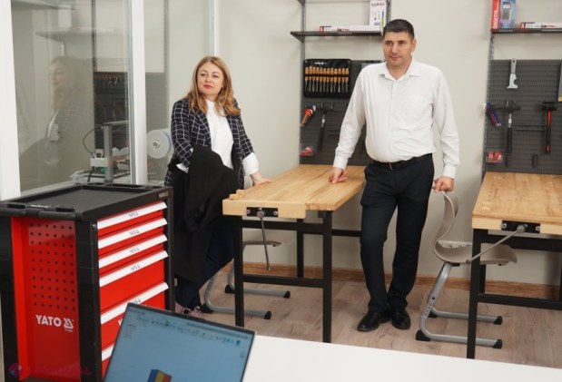 Elevii din Peresecina descoperă tehnologiile viitorului: FabLab-ul revoluționează educația la Liceul „Alexandru Donici” din Orhei