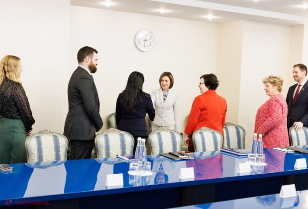 Maia Sandu discută cu delegația britanică despre securitatea și reziliența Moldovei în fața dezinformării și ingerințelor externe
