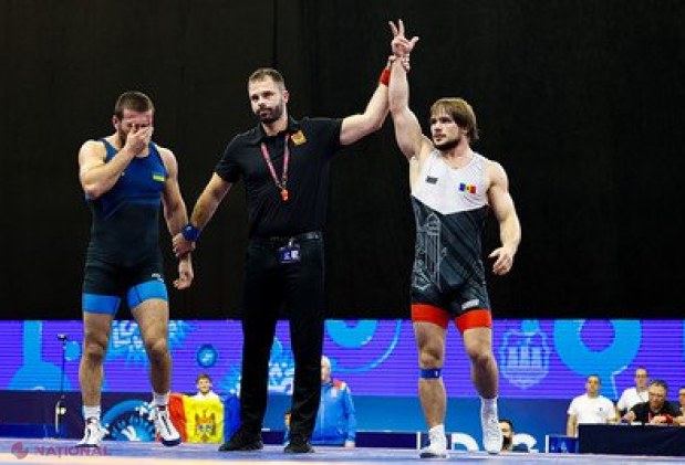 Alexandrin Guțu aduce aurul pentru Moldova la Mondialele de Lupte U-23 din Serbia
