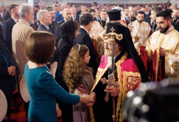 Maia Sandu, întâlnire importantă cu Patriarhul Ecumenic Bartolomeu la București: Dialog despre credință și solidaritate în promovarea păcii