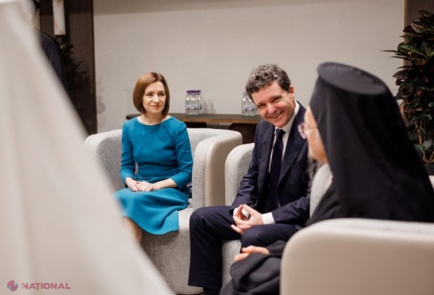 Maia Sandu, întâlnire importantă cu Patriarhul Ecumenic Bartolomeu la București: Dialog despre credință și solidaritate în promovarea păcii