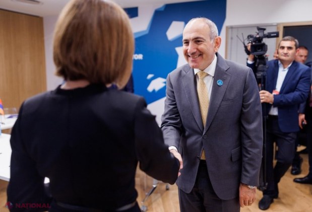 Maia Sandu și Nikol Pașinian, dialog constructiv pentru pace și stabilitate în Europa la Forumul Păcii de la Paris