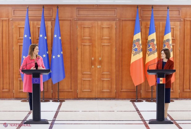 Maia Sandu și Roberta Metsola întăresc colaborarea pentru integrarea europeană a Republicii Moldova