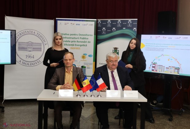 Căminele USM și UTM trec prin modernizări energetice mulțumită proiectului european INSPIREE